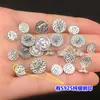 Prata Esterlina S925 Finamente Trabalhado Cavalo do Zodíaco Botão de Sorte Fecho Joias de Cristal Pulseira Colar Acessórios DIY