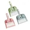 Cepillo para Teclado Semicircular Juego de Mini Escobas para Escritorio Tamaño Pequeño con Recogedor Cepillo Limpiador de Teclados Cepillo para Escombros del Hogar