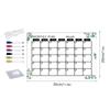 TYU504 Calendario Pizarra Colgante Transfronterizo Plan Semanal Pizarra de Mensajes Borrable Tablero Acrílico Decorativo Colgante