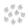 Accesorios para joyería DIY material con cuentas hechas a mano accesorios Colgante de amor de aleación de plata de Tíbet Pulsera cuentas sueltas