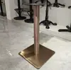 Patas de Mesa, Patas de Mesa de Barra de Acero Inoxidable, Base de Hierro Fundido, Soporte Metálico de Hierro Forjado para Mesa de Comedor, Patas Redondas para Mesa de Té, Marco de Mesa