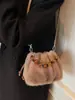 Bolso Retro Peludo Transfronterizo para Mujer 2026 Otoño e Invierno Nuevo Bolso de Mano Moda Bolso Cruzado de Felpa Bolso Cubo Estampado de Leopardo