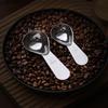 Colher Medidora de Grãos de Café 15Ml30Ml Aço Inoxidável Cabo Curto Colher Medidora L Colher de Pó de Leite Colher de Pó de Frutas Spot Transfronteiriço