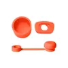 Tapa de silicona anti-desbordamiento para explosiones transfronterizas, juego de 3 piezas para taza Stanley, soporte para bolígrafo de 10 mm, tapa para pajilla, a prueba de polvo, tapón anti-desbordamiento, antiincrustante
