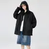 Chaqueta de Trabajo Estilo Americano Nueva Primavera y Otoño 2026 para Hombre, Chaqueta Holgada de Moda para Adolescentes y Estudiantes, Cortavientos con Capucha