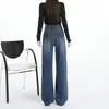 Jeans Juvenil Laranja # Cintura alta, corte justo para mulheres baixinhas, elástico, modelador, moderno, casual, calça reta versátil