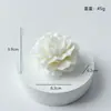 Vela Perfumada Estilo Ins Flor de Rosa y Peonía Cera de Soja Sin Humo Recuerdo de Boda Vela Perfumada