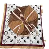 Bufanda de Verano para Mujer con Alfabeto Japonés Estampado Geométrico Anti-Chal Patrón Mate Algodón Lino Bufanda Larga para Mujer