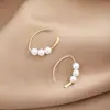 Mismo Estilo de Nuevos Pendientes de Gancho Compacto de Perla para Mujer, Simples y Elegantes, Ganchos de Perla Sexy y Elegantes