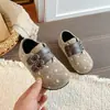 Zapatos de Princesa para Niña con Lunares 2026 Otoño Nuevos Redondos con Correa de Hebilla Única Cómodos Versátiles Estudiante Casual