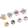 Pedras de Strass para Nail Art de Floco de Neve Transparente Tendência Outono e Inverno Super Brilhantes Cor Café Champagne Estrela do Mar Strass com Ponta Traseira Decorações de Nail Art de Luxo Leve