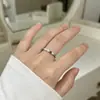 Anillo de perlas naturales hecho a mano de alta gama, lujoso, a la moda, simple y único, estilo francés, con elástico extensible