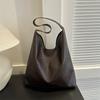 Bolso Retro de Gran Capacidad para Primavera y Verano para Mujer 2026 Nuevo de Moda Popular Versátil Bolso de Hombro de Moda Bolso Tote Tipo Cubo