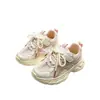 Zapatillas deportivas de doble malla talla 32-37 para niñas, zapatillas de suela fina, zapatillas clásicas tipo dad shoes, zapatillas para niños de suela ultraligera, zapatillas dad shoes