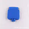 Bolsa de espejo de silicona de moda para la vida, bolsa de espejo cuadrada con botón lindo de silicona, venta al por mayor