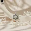 Knn-1042 Collar de Estrella de Seis Puntas de Alta Gama Femenino Kamaniqi Comercio Electrónico Transfronterizo Colgante Diseño Personalizado Cadena para la Clavícula