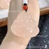 Colgante Rosa Raíz de Loto Jade Afgano Hoja Mariposa Ruyi Frijol de la Fortuna Colgante Jade Jade Venta al por Mayor Regalos
