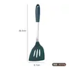 Espátula de silicone espessada anti-queimadura frigideira antiaderente pá de cozinha colher de sopa colher de fritar conjunto de pá de fritura grande para uso doméstico utensílios de cozinha