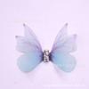 Alas de mariposa de tul tridimensional de doble capa de 3 cm, hechas a mano, accesorios de joyería para manualidades, material de belleza para uñas y rostro.
