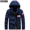 Chaqueta Casual Delgada para Hombre de Primavera y Otoño con Capucha Bolsillos Múltiples tipo Solapa Pantalones Chaqueta Holgada Chaqueta Casual para Hombre 051