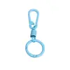 Llavero Colorido de Macarrón Primavera Mosquetón Mochila Personalizado Moda Pareja Llavero de Liberación Rápida Anillo para Llaves