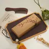 Caja de regalo clásica de papel estilo chino con tapa y base, adecuada para peines, pulseras de semillas de Bodhi y otros artículos; caja de embalaje rectangular, exquisitamente diseñada
