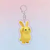 Chaveiro de Acrílico Dupla Face Série Zodiacal Nailong Desenho Animado Engraçado Pingente Decorativo para Mochila Presente Criativo