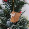 Simulação Transfronteiriça Coruja Presente de Natal Modelo Animal Pingente Decoração Árvore de Natal Decoração de Festa