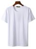 Camiseta blanca con estampado de cuerpo completo, modal, con logotipo personalizado, ropa de clase, para reuniones deportivas, cuello redondo y manga corta.