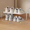 Estante divisorio para zapatero, estante divisorio para zapatero, armario divisorio de dormitorio, estante de almacenamiento de doble capa, solución de almacenamiento de zapatos