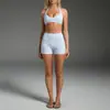 Conjunto de Ropa Deportiva Transfronteriza Espalda Bonita Secado Rápido Chaleco Deportivo Entrenamiento al Aire Libre Correr Pilates Yoga Conjunto de Tops