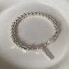 Pulsera de perlas barrocas de cuentas sin especificación nueva para mujer, nicho de lujo ligero exquisito, sensación ins, pulsera de cuentas al por mayor