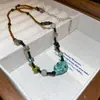 Estilo Étnico Irregular Contas de Cristal Contas Colar Acessórios Feminino Luz de Luxo Alta Qualidade Corrente da Clavícula Estilo de Férias Colar