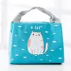 Bolsa Fofa para Lancheira de Estudante, Bolsa de Mão, Lancheira Térmica, Lona, Trabalhador de Escritório com Arroz, Simples, Grande Capacidade, À Prova d'Água