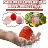 1 pieza - Fresita Transparente Linda Squishy Duradera Alivio del Estrés Apriete Ideal para Cesta de Pascua Fiesta Día de San Valentín Regalos de Festival