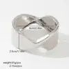 Nueva Pulsera Europea y Americana Popular Exagerada de Aleación de Ala Ancha Pulsera de Moda Personalizada Patrón Martillado Cepillada Pulsera con Hebilla de Resorte