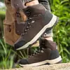 Zapatillas de caña alta para parejas, zapatos ligeros y transpirables para senderismo al aire libre, zapatos de moda y casuales para parejas, duraderos