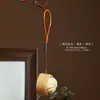 Pingente de Bule de Jacarandá Natural Brinquedo para Alívio do Estresse Chaveiro Estilo Chinês Vintage Peça Artesanal de Mão