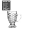 Vaso para Cerveza Artesanal, Jarra de Cerveza, Taza de Cerveza Resistente a Altas Temperaturas, Anticaídas, Gran Capacidad, Adecuado para KTV, Restaurantes de Barbacoa y Hoteles