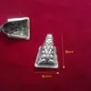 Guizhou y Yunnan Estilo Étnico Bordado Antiguo Miao Bordes de Ropa Accesorios Hecho a Mano Plata Miao Accesorios para Sombreros Bordados Viejos Burbujas de Plata