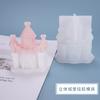 Poppy molde de gota DIY Castelo Casa Estéreo enfeites de sonho decoração Molde de silicone cartoon europeu