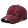 Gorra de Béisbol Retro Americana con Aspecto Desgastado Transfronteriza para Hombres, Lavada y Estilo Vintage con Bordado de Letras, Gorra para Proteger del Sol al Aire Libre