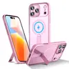 Nova Capa de Celular Apple 18promax com Suporte Vertical Tipo Magnético Capa Protetora de Celular Resistente a Quedas de Casca Dura