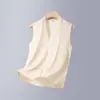 Blazer de Satén Imitación Acetato con Camisola Interior, Suave de Verano Nuevo Estilo Profesional Superior, Camisa Base para Ropa de Abrigo