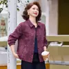 Nueva colección de otoño: Chaqueta estilo retro, estilo madre, corta, holgada, casual y moderna para mujeres de mediana edad y mayores, diseñada para crear un efecto adelgazante