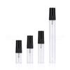 Frascos Dispensadores de Amostra de Perfume 2ml 3ml 5ml 10ml Frascos Vazios de Vidro Frascos Borrifadores de Teste Cabeça Borrifadora de Névoa Fina