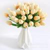 Tulipanes Artificiales PU Flores Falsas Mini Estilo Nórdico Boda Decoración del Hogar Accesorios Flores Artificiales Gama Alta Realistas