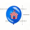 Globos de Látex Temática Circo Carnaval Estampado de Dibujos Animados Engrosados Globos de Decoración para Escena de Fiesta de Cumpleaños Infantil