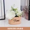 Flor Artificial Planta Verde Pequenos Enfeites Entrada Sala de Estar Decoração de Casa Mesa de Escritório Aparador Decoração Floral