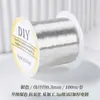Fio de ouro que não desbota 100m, fio macio, fio de ouro filigrana, fio para miçangas, fio de cobre, fio de metal, fio para enrolar, materiais para artesanato DIY